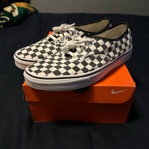 Men Vans Off the Wall Checkerboard Laced Up shoes